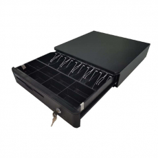 Денежный ящик SPACE BOX-410R, 400x405x88 мм, черный, электромеханический, PUSH