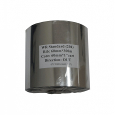 Риббон 60мм х 300м, втулка 1" х 60мм, OUT, Wax-Resin Standard (204)